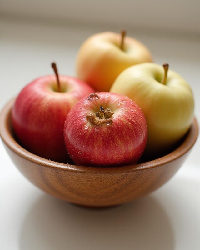 Crisp heirloom apples