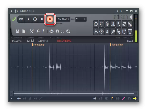 Эдисон FL Studio-ээр дамжуулан бичлэг хийх боломжийг идэвхжүүлнэ