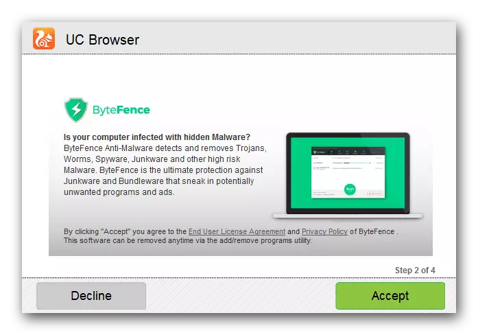 Ponudba Namestitev ByteFence v UpdateStar