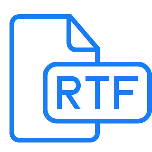 RTF formaty