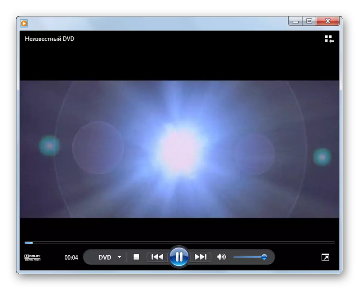 Vídeo aberto no programa Windows Media Player