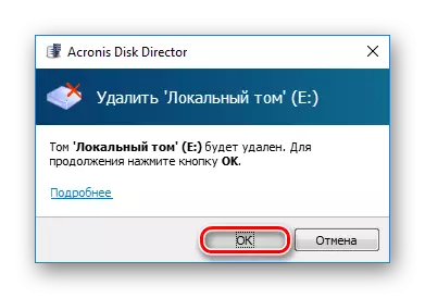 Patvirtinimas pašalinimo Acronio Disk Director 12