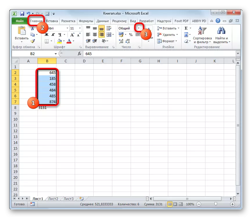 Transición al formateo en una cinta en Microsoft Excel
