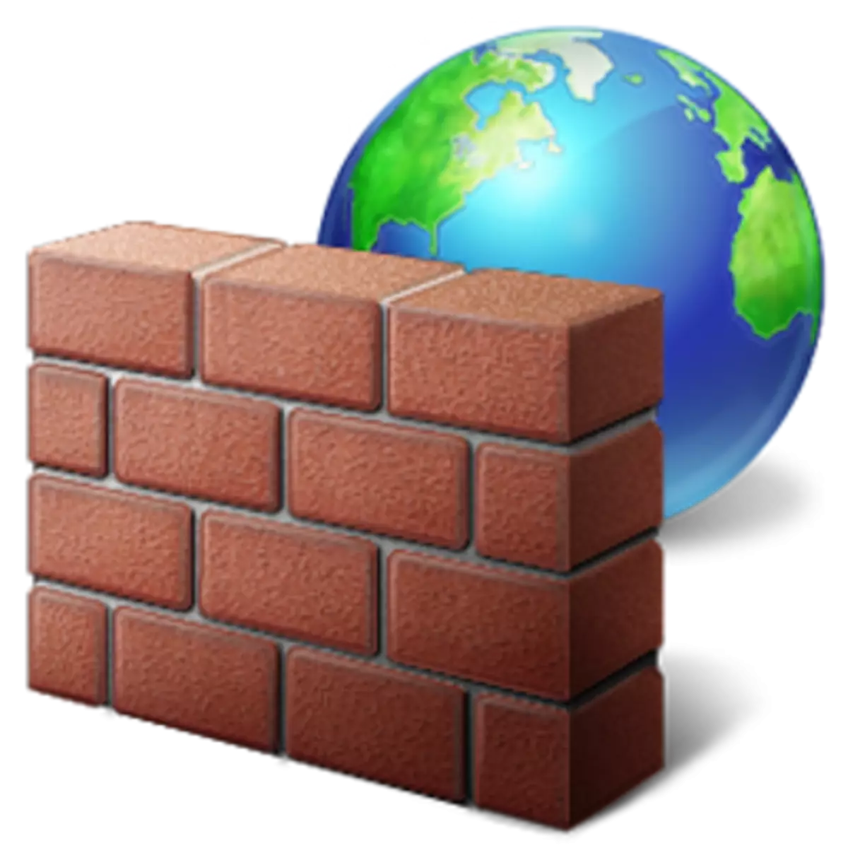Logo Analluogi Firewall yn Windows XP