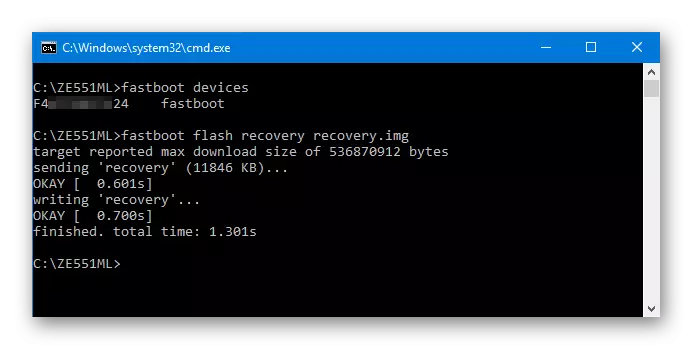 Asus zenfone 2 Z551ml fastboot Flash Recovery
