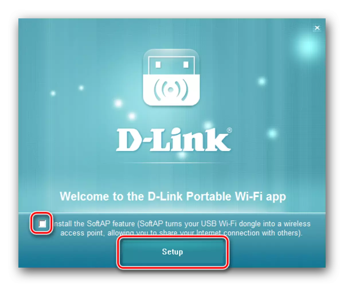 D-LINK Driver Installation Button