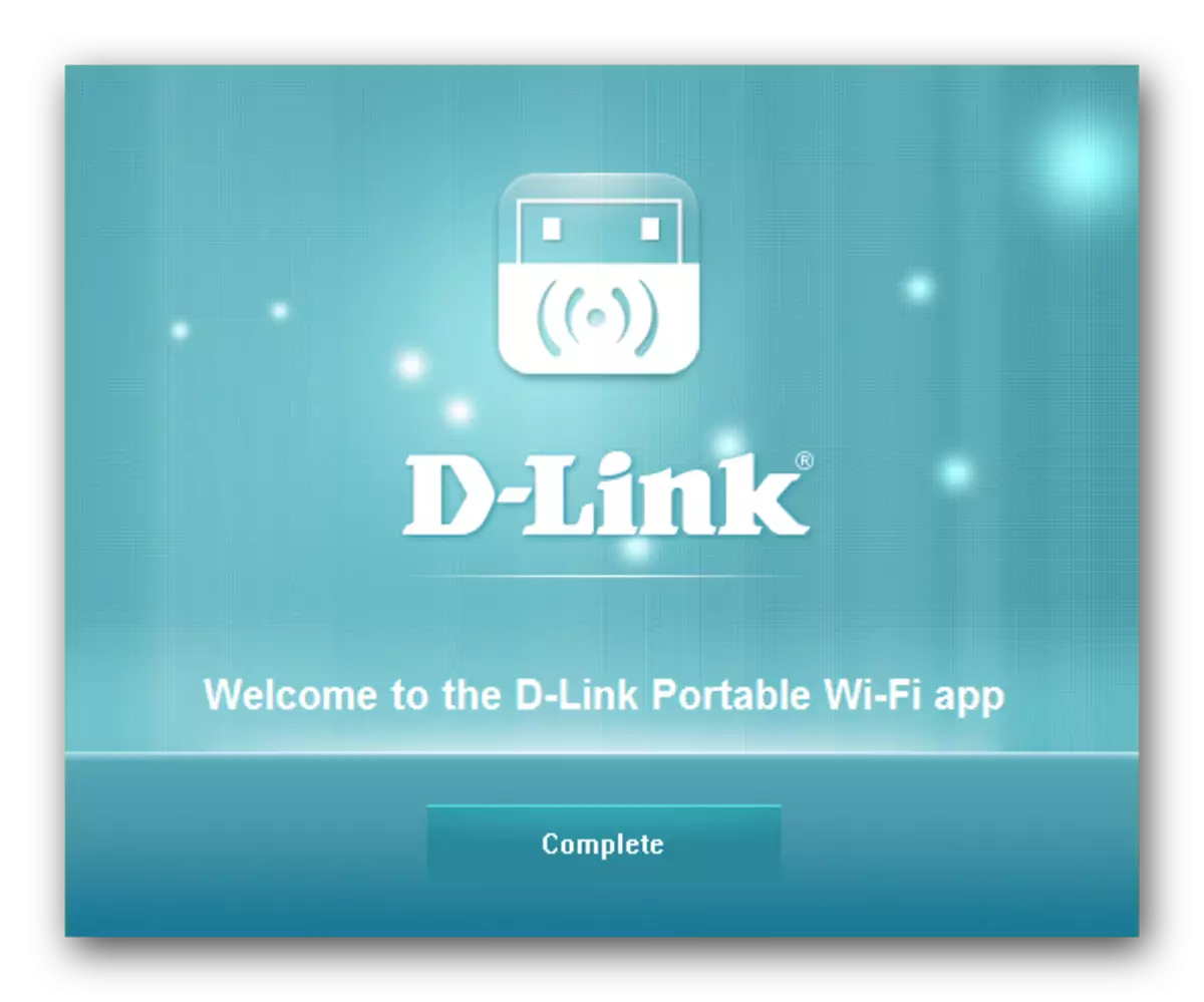 Katapusan ng software sa pag-install para sa D-Link DWA-131