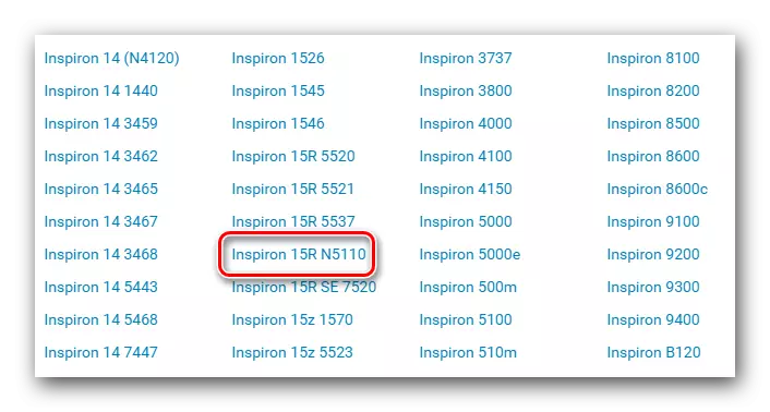 노트북에 대한 지원 페이지로 이동 노트북 Inspiron 15R N5110