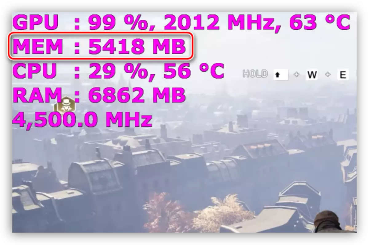 Consumo di memoria video Assasins Creed Syndicate in Risoluzione 2.5K 2560x1440