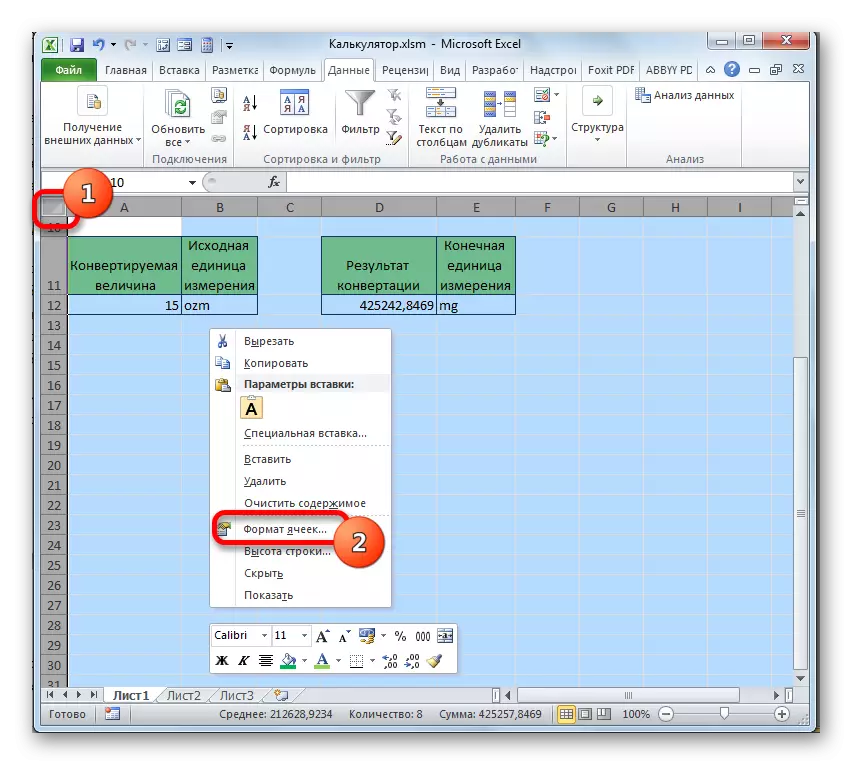 Performa ke format sel di Microsoft Excel