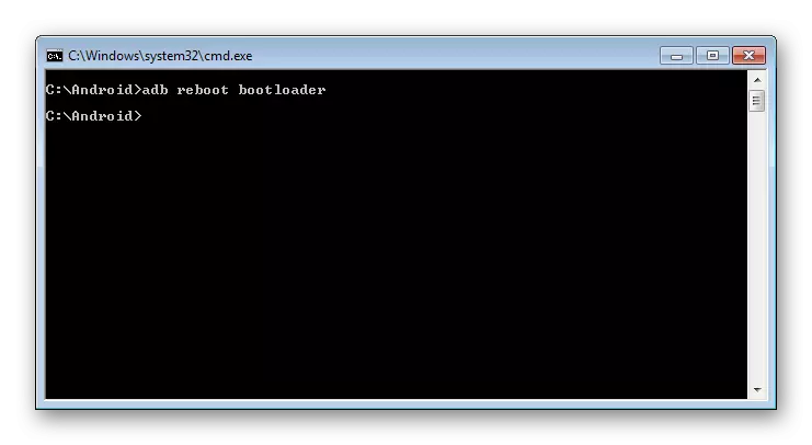 Reboot ng Fastboot sa FastBut-Mode sa pamamagitan ng ADB.