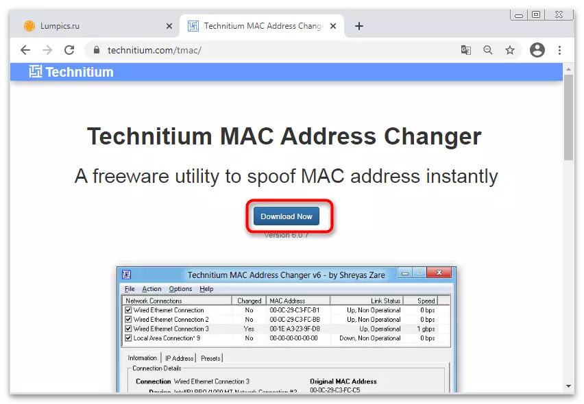 Windows 7-15'in MAC adresini nasıl değiştirilir