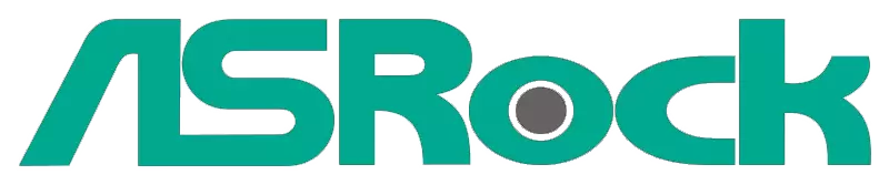 Logotipo de Asrock.