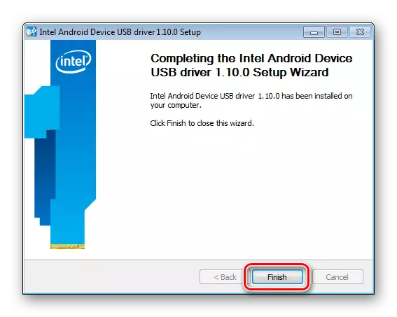 Namestitev gonilnikov Intel Android Finala