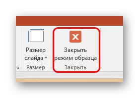 PowerPoint-da shablon tahrirlash rejimini yopish