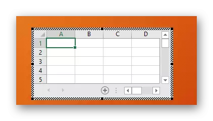 PowerPoint бағдарламасындағы Excel кестесі