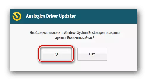 Potvrdite uključivanje točke oporavka sustava Windows