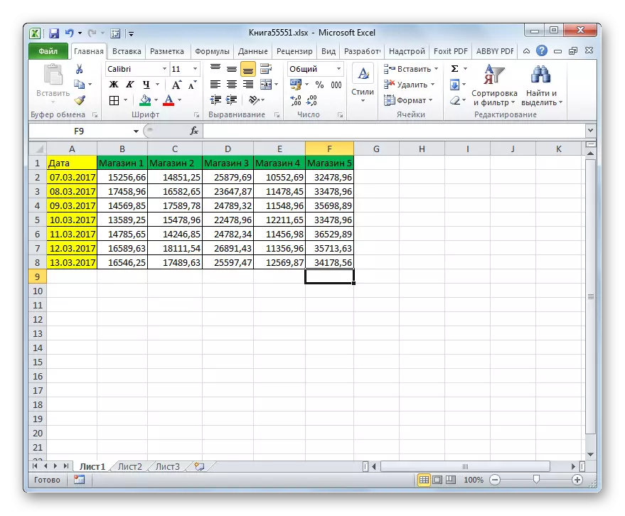 Microsoft Excel တွင် 0 င်ငွေစားပွဲ