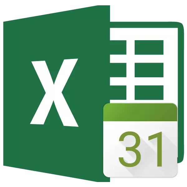 Jumlah dinten dina sabulan dina Microsoft Excel