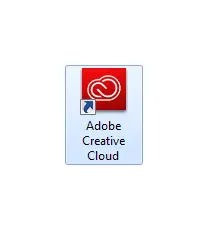 Creative Cloud-etikedo en Windows-labortablo