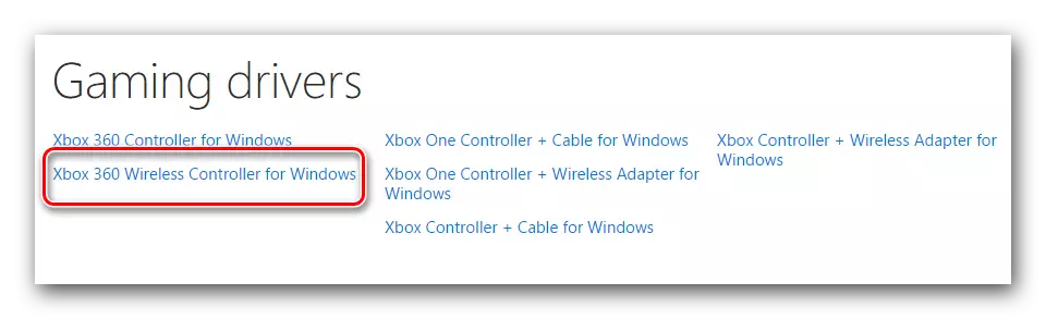 Liên kết đến trang gamepad không dây Xbox