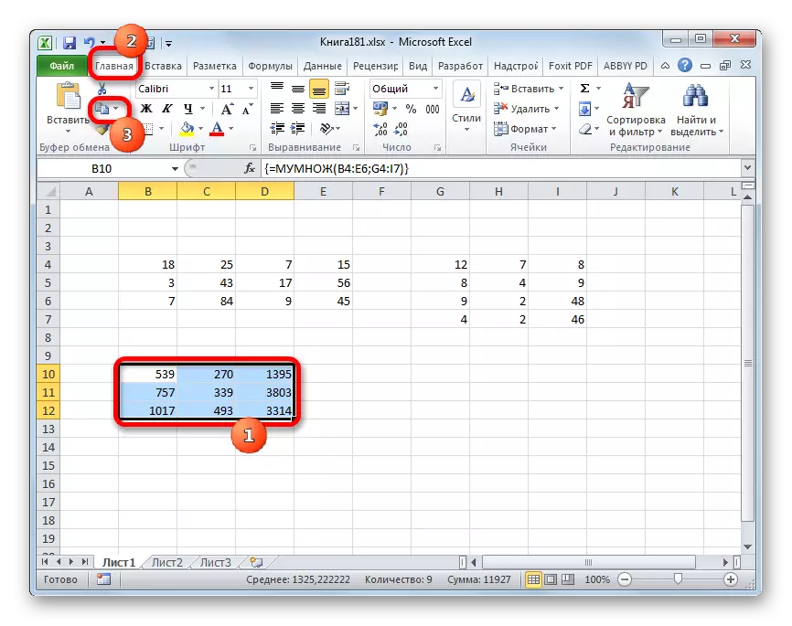 Copiando o intervalo no Microsoft Excel