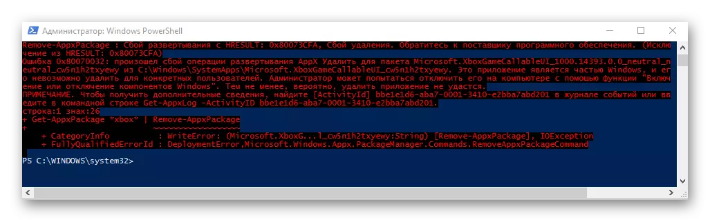 Verwyderingsfout in Powershell