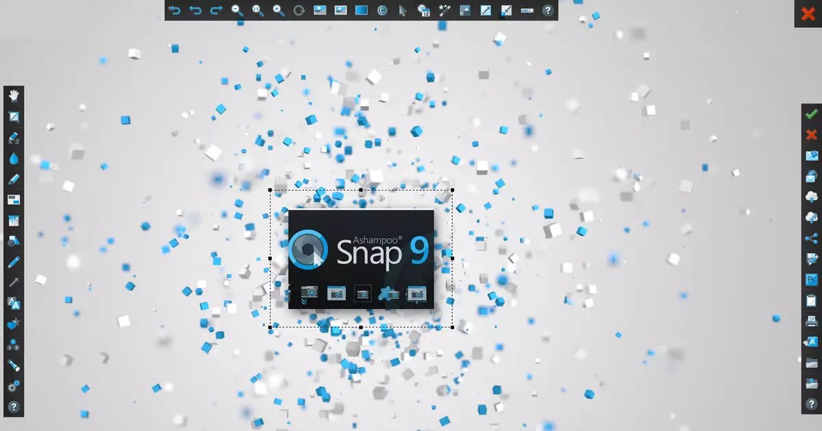 Ashampoo स्नैप 9 में स्क्रीनशॉट