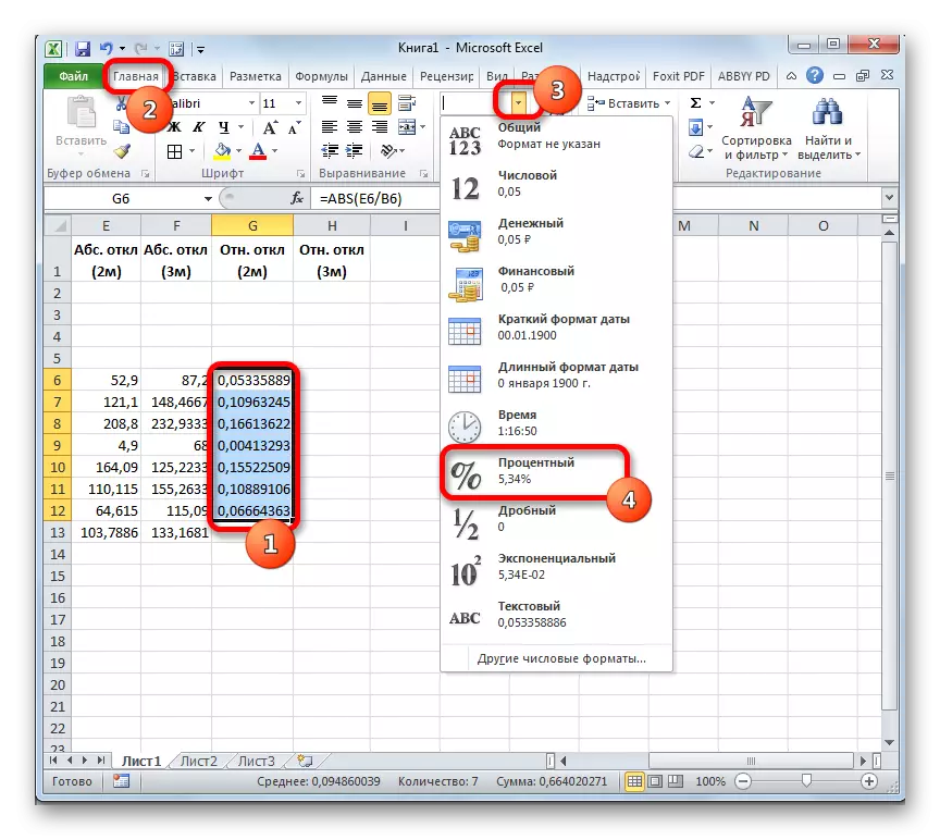 Spremeni obliko v Microsoft Excelu