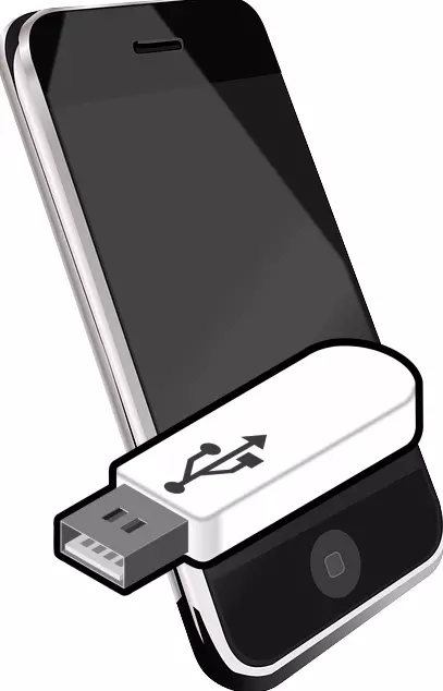 Paano upang ikonekta ang isang USB flash drive sa telepono