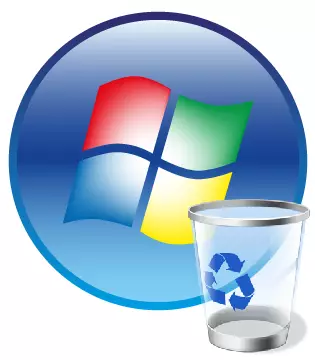 ວິທີການສະແດງກະຕ່າໃນ desktop ໃນ Windows 7