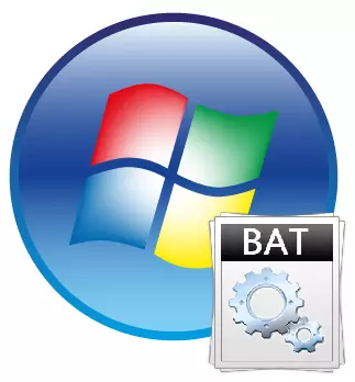 Mokhoa oa ho theha faele ea bat ho Windows 7