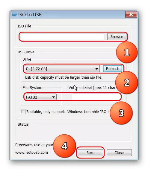 Using ISO to USB