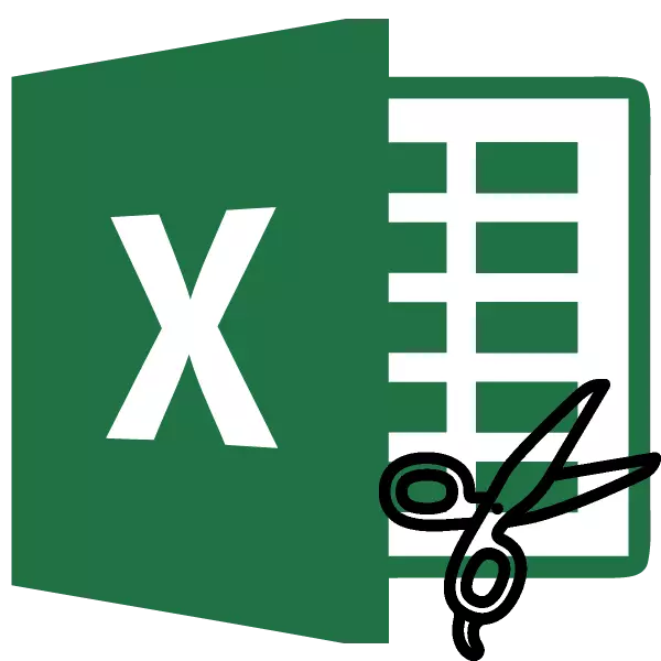 Oddelenie buniek v programe Microsoft Excel