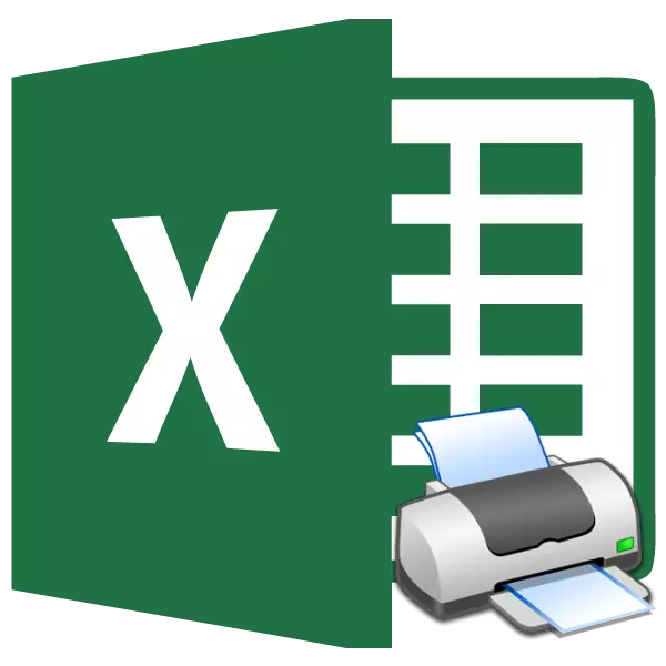 Suiteáil an limistéar clóite i Microsoft Excel