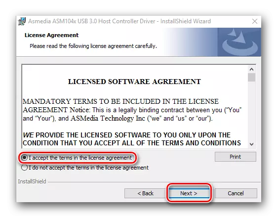 Marrëveshja e licencës së shoferit USB