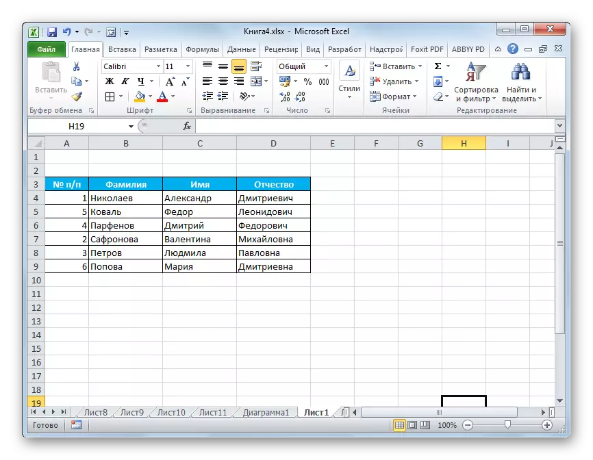 Solut siirretään Microsoft Exceliin