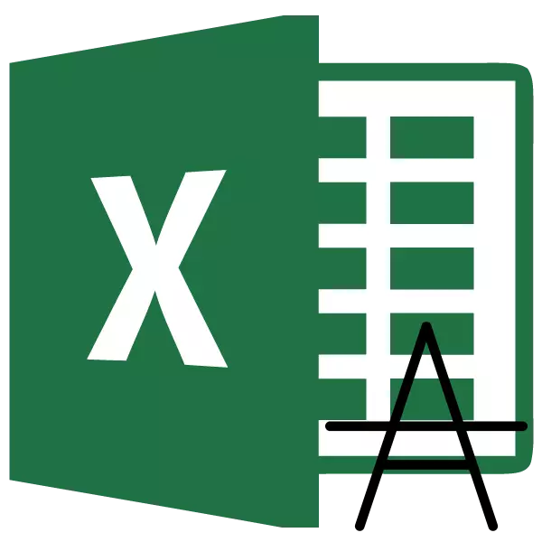 Hoe om 'n gestresde teks in Excel te maak