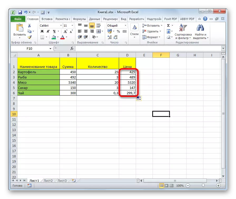 Fanapahan-kevitra andry eo amin'ny andry ao amin'ny Microsoft Excel