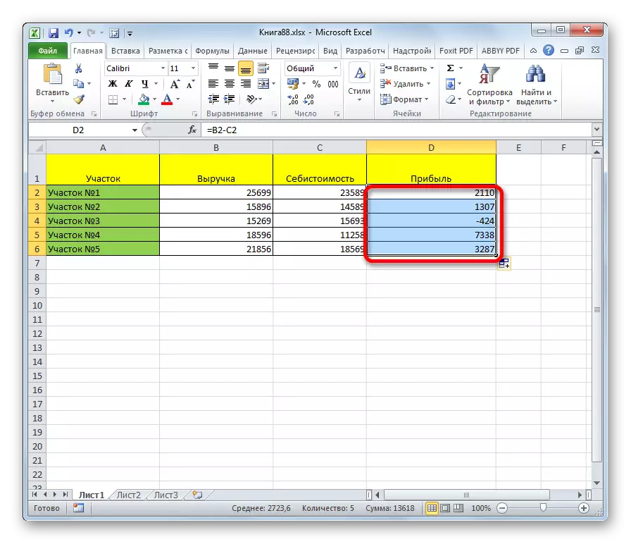 Microsoft Excel'de kopyalanan veriler