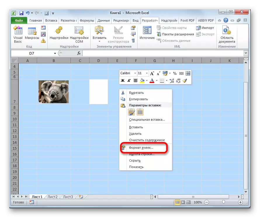 Overgang til celleformat i Microsoft Excel