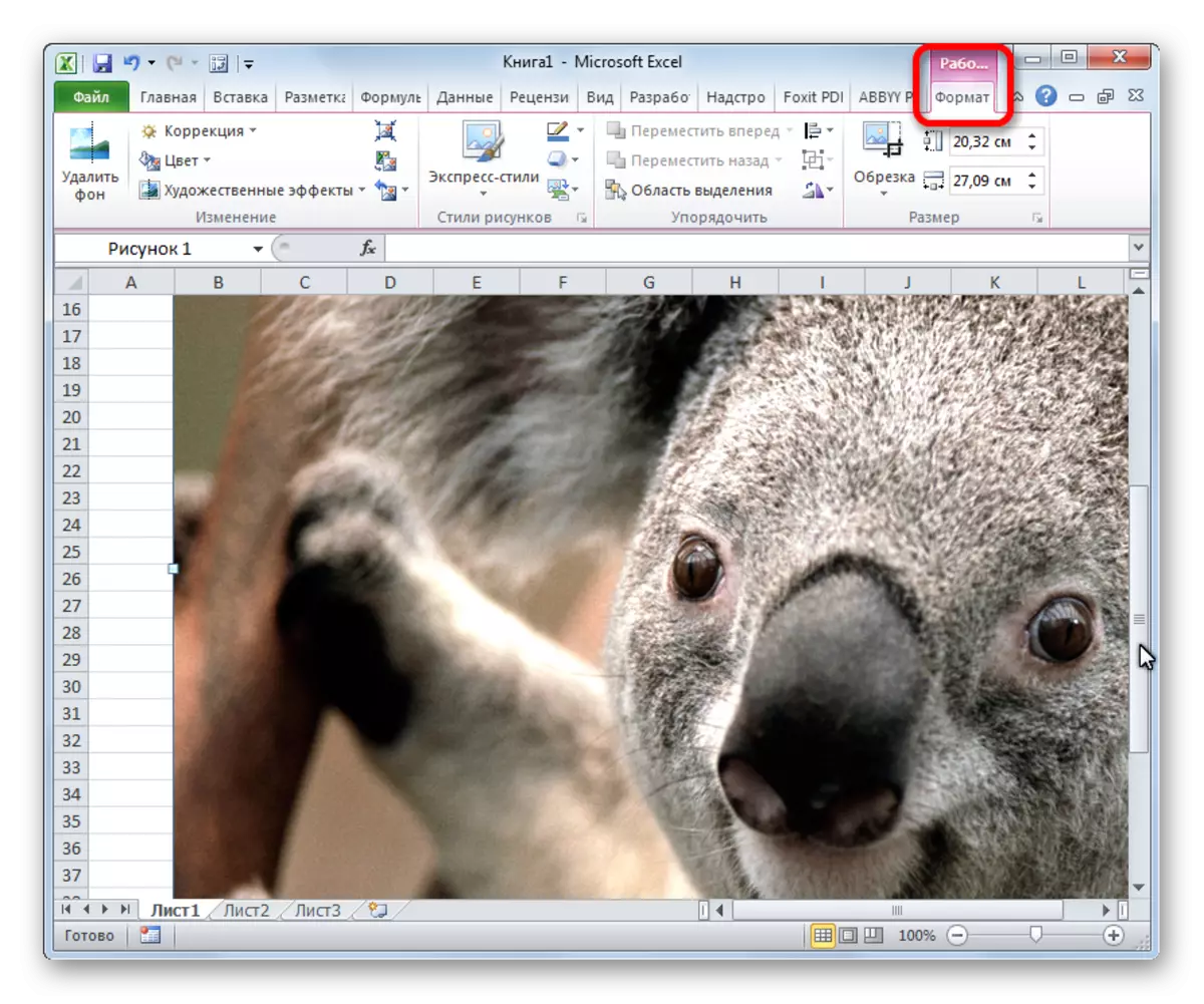 Fanen Arbeider med bilder i Microsoft Excel