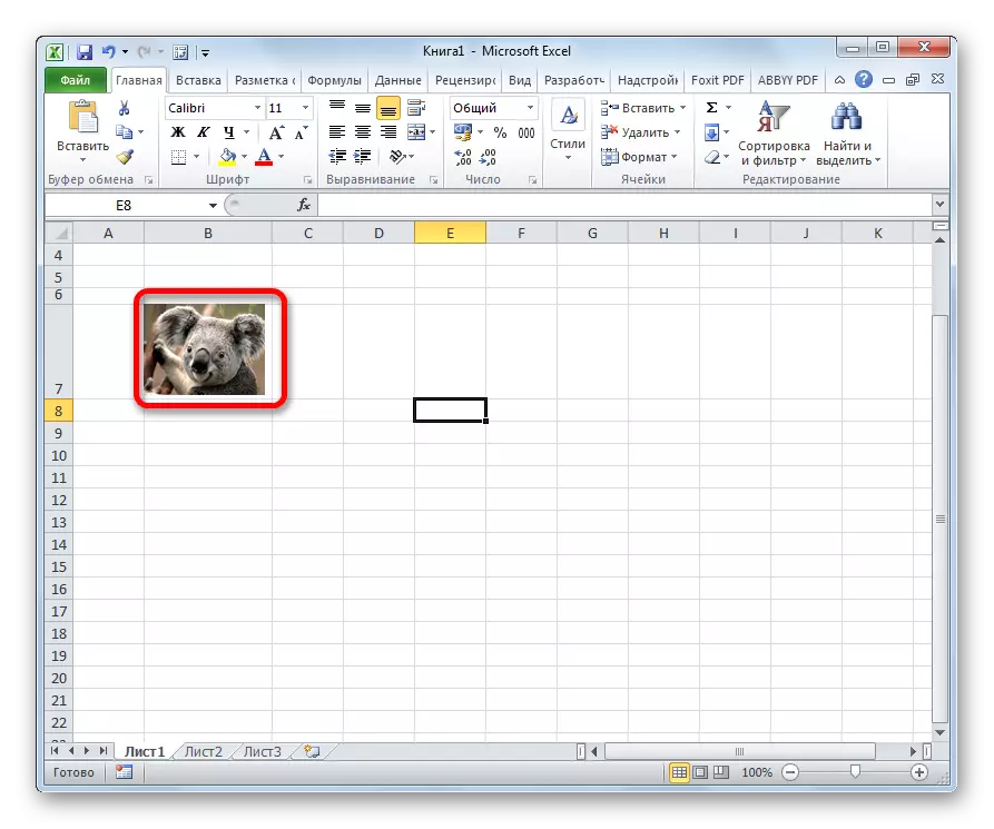 Bilde i cellen i Microsoft Excel