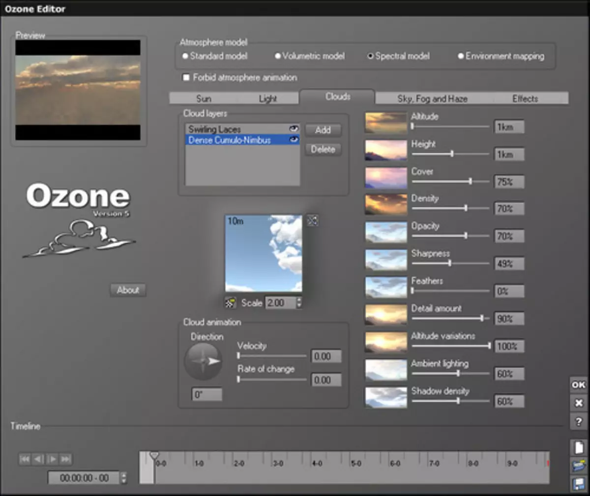 E-on Ozone plugin for Cinema 4D