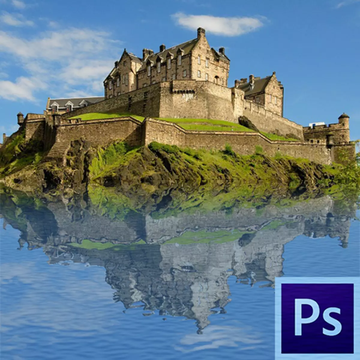Cum să faceți o reflectare în apă în Photoshop