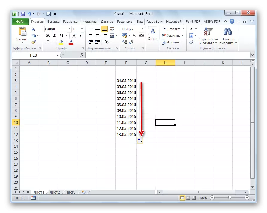 Auto completion of dates in Microsoft Excel