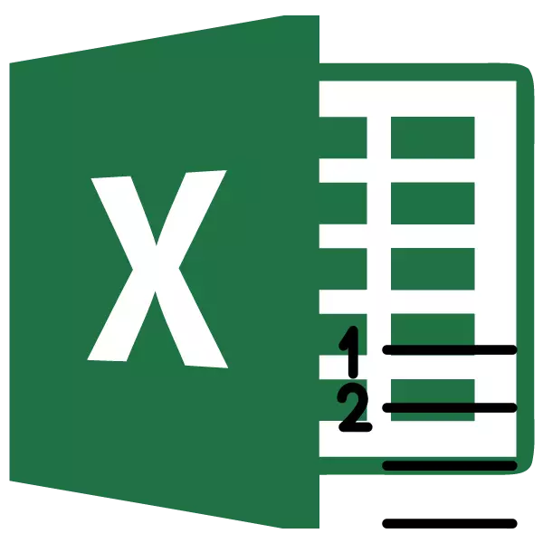 Līnijas numerācija Microsoft Excel