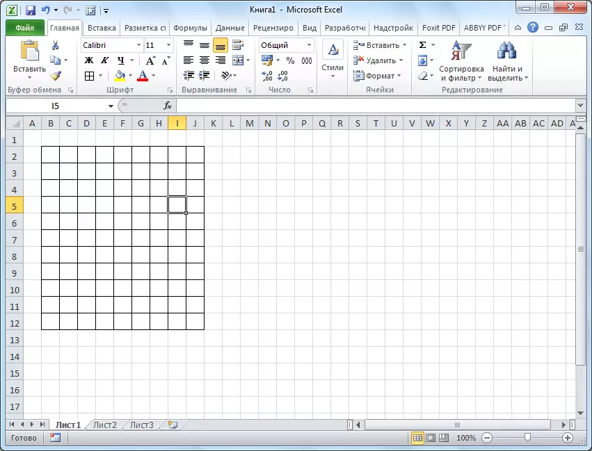 Microsoft Excel中的已安装边框