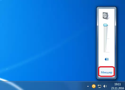 Přepněte do systému Windows Mixer