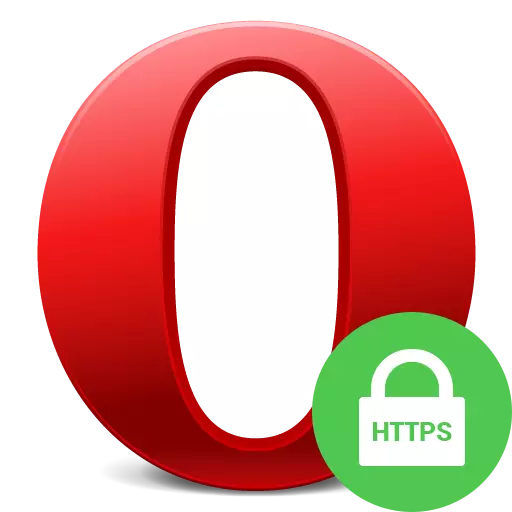 Nonaktifkan koneksi aman di browser Opera